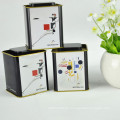 2017 Neues Produkt Kundenspezifisches Logo Square Tea Tin Box